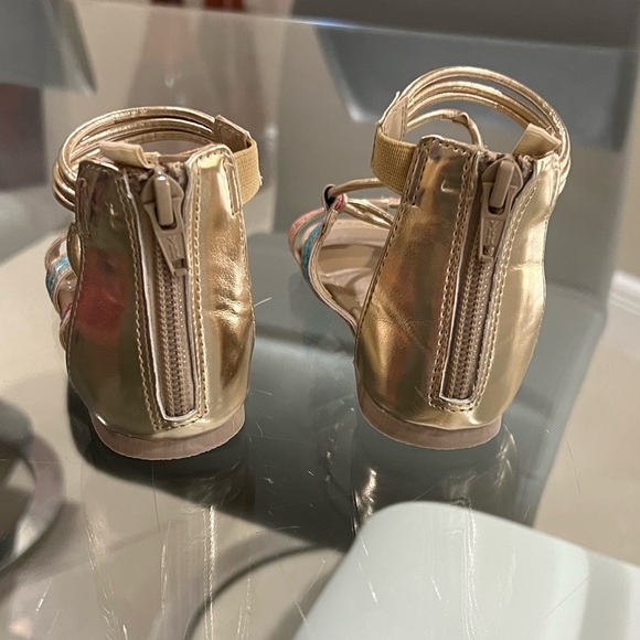 (NEW) Gymboree toddler girls gladiators sandals size 9 - Picture 3 of 6